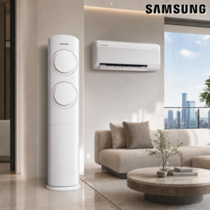삼성전자 56.9㎡(17.2평) + 18.7㎡(5.7평) AI Q9000 홈멀티형 에어컨 AF60F17D11WRT + 리모컨 세트 방문설치