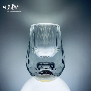 아소공방 24K 골드 프리미엄 크리스탈 고량주잔, 4cm X 4cm ..., 2개