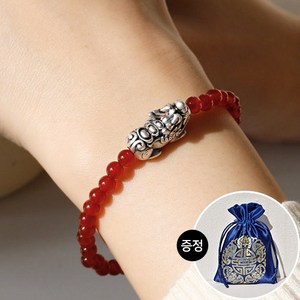 반지소 실버925 비휴 용귀 오닉스 원석 팔찌 금전운 사업운 재물운 행운 도담