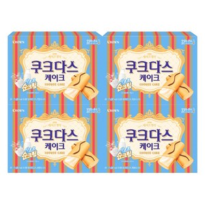 쿠크다스 케이크, 77g, 4개