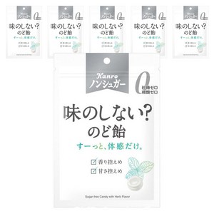칸로 달지 않고 맛이 나지 않는 목캔디, 35g, 6개