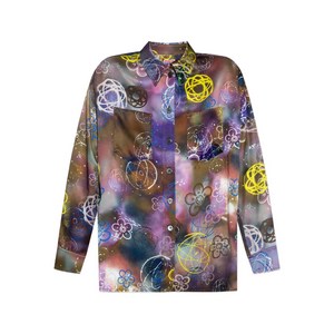 겐조 X 퓨추라 2000 플로럴 아톰 셔츠, 그린계열, France 38