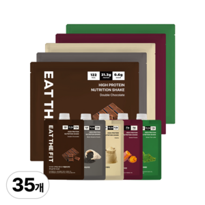 잇더핏 단백질 쉐이크 5주플랜 (더블초코1주+흑임자1주+미숫가루1주+고구마1주+녹차라떼1주)