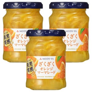 메이지야 과실 실감 서벅서벅 오렌지 마멀레이드 잼, 150g, 3개