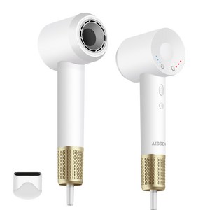 AIESCO 초고속의 음이온 저소음 헤어 드라이기 휴대용 가정용 드라이어 1500W