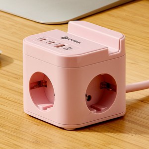 오지렌 고속충전 고용량 거치대 큐브 멀티탭