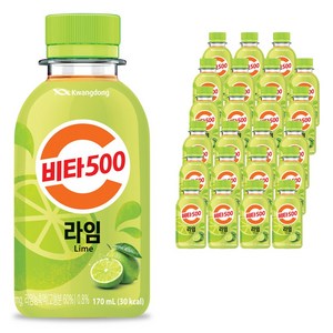 비타500 라임 비타민음료, 170ml, 48개