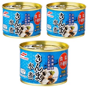 마루하니치로 저염 삶은 꽁치 통조림, 150g, 3개