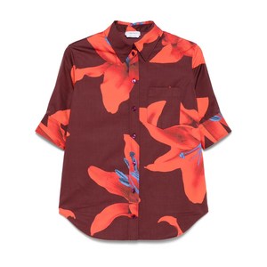 알렉산더맥퀸 플로럴 프린트 셔츠