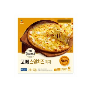 [KT알파쇼핑][CJ] 고메 스윗치즈피자 325G X3개, 3개