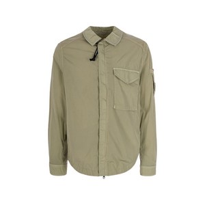 C.P.컴퍼니 플랩 포켓 셔츠 재킷, 그린계열, Standard XL