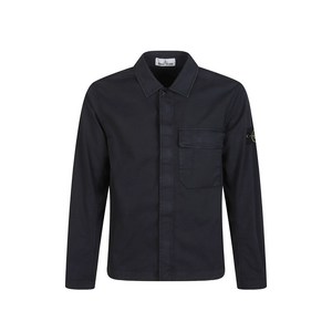 스톤 아일랜드 체스트 포켓 셔츠 재킷, 블루계열, Standard M(KR 95)