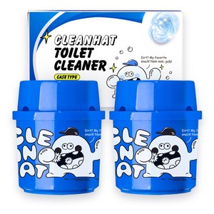 클린햇 물때 탈취에 강한 자동 변기 세정제, 200g, 2개