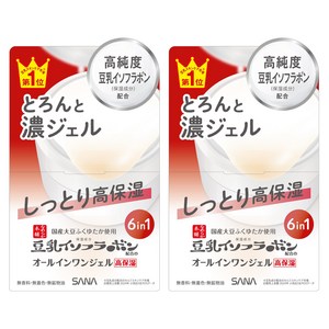 나메라카혼포 두유 이소플라본 함유 올인원 젤 고보습 타입, 100g, 2개