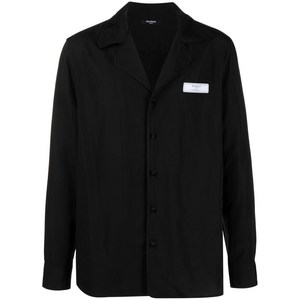 발망 로고 패치 긴소매 셔츠, 블랙계열, Italy 50(KR 110)