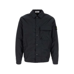 스톤 아일랜드 컴퍼스 배지 셔츠 재킷, 그레이계열, Standard S(KR 90)