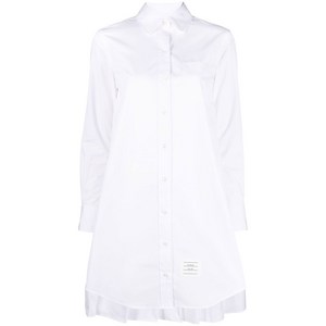 톰 브라운 플리츠 디테일 셔츠 드레스, 화이트계열, Italy 40(KR 55)