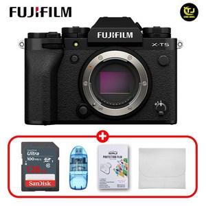 후지필름 정품 X-T5 BODY / 128G+리더기+잘라쓰는보호필름+극세사융 /TJ
