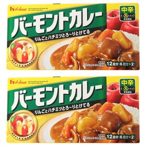 하우스푸드 바몬드 카레 중간맛, 230g, 2개