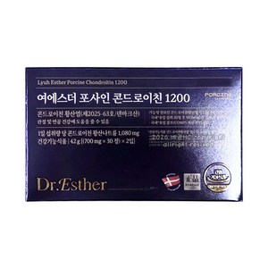 에스더포뮬러 관절연골엔 여에스더 포사인 콘드로이친 1200 42g, 60정, 1개