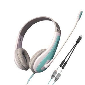 애니젠 어학용 스테레오 헤드셋 마이크 C타입 젠더 포함