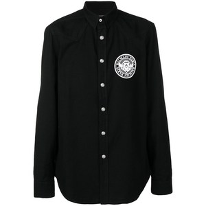 발망 자수 로고 셔츠