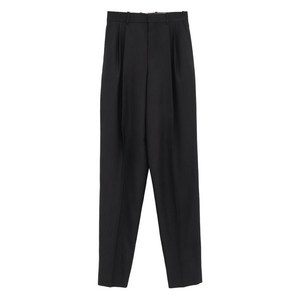 끌로에 핀스트라이프 플리츠 팬츠, 블랙계열, France 36(KR 55)