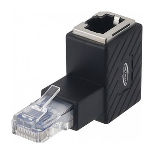 RJ45 랜선 위쪽 꺾임 젠더 NM-RG03, 선택없음, 1개