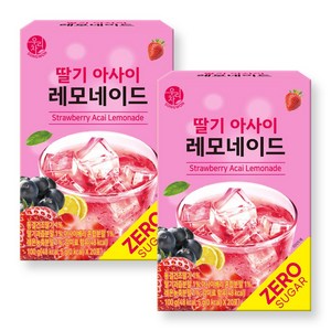 우리차 딸기 아사이 레모네이드 분말