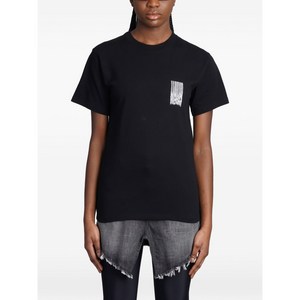 발렌시아가 바코드 프린트 티셔츠, 블랙계열, Standard L(KR 77)