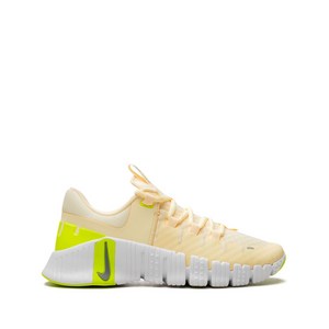 나이키 프리 메트콘 5 시트론 틴트 볼트 스니커즈, US 7.5(KR 245), 베이지계열+화이트계열