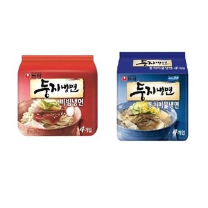 농심 둥지물냉면4개+둥지비빔냉면4개, 8개