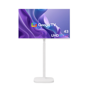 무빙큐빅스 스마트 43인치 4K UHD QLED 삼탠바이미 X PRO 셋트 이동식 tv 거치대 스탠바이미 삼텐바이미 중소바이미