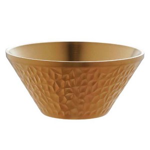 엠토이 304 스테인리스 스틸 더블 레이어 샐러드볼 20cm, 골드, 1개