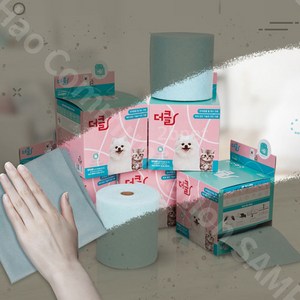 닥터에클린 더클 점착식 청소포 고양이 강아지 털청소 반려동물용 9M, 60매 본품 1개