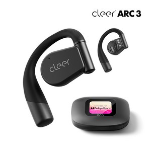 클리어 아크3 돌비 애트모스 오픈형 블루투스 이어폰 Clee Ac3 aptX LDAC, 뮤직 블랙