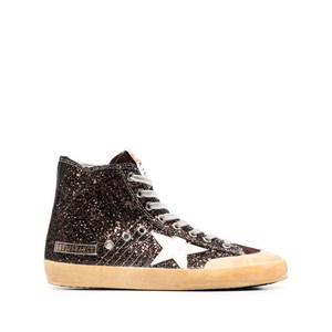 골든 구스 프랜시 하이탑 스니커즈, Italy 35(KR 230), 브라운계열