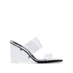 알렉산더맥퀸 샤드 투명 뮬, Italy 40(KR 270), 베이지계열