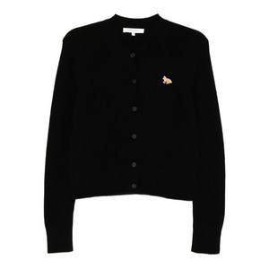메종키츠네 로고 자수 가디건, 블랙계열, XL(KR 88)