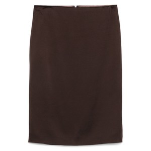 톰포드 실크 펜슬 스커트, 브라운계열, Italy 42