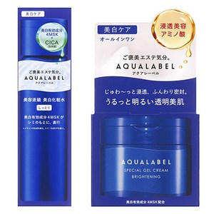 아쿠아라벨 브라이트닝 토너 170ml + 스페셜 젤 크림 올인원 90g