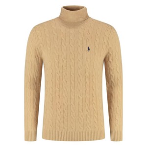 폴로랄프로렌 케이블 니트 터틀 넥 스웨터