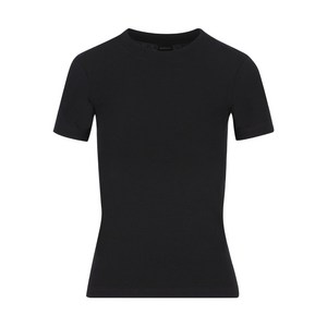 발렌시아가 핸드라이팅 라인스톤 장식 티셔츠