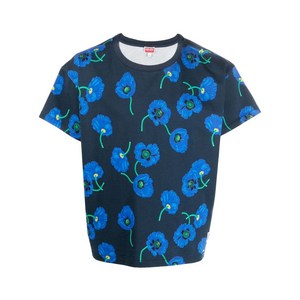 겐조 플로럴 프린트 티셔츠, 블루계열, Standard XL(KR 110)