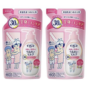 비오레 U 모이스처라이징 밀크 플로럴 향 리필용