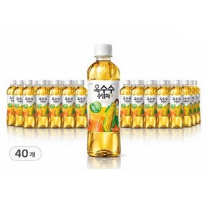 웅진 옥수수수염차 음료, 500ml, 40개