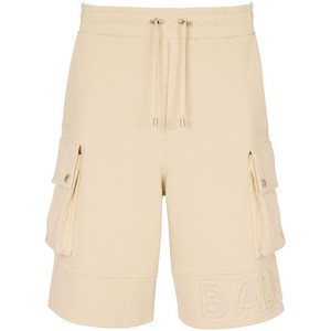 발망 엠보스드 로고 카고 반바지