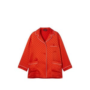 구찌 해머드 GG 셔츠, 오렌지계열, Italy 38(KR 44)