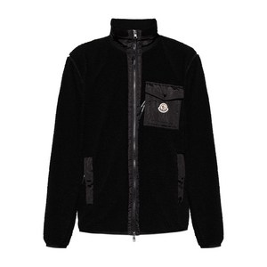 몽클레르 플리스 패치 포켓 스웨터