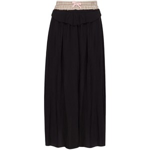 메종 마르지엘라 밴딩 웨이스트밴드 스커트, 블랙계열, Italy 38(KR 55)